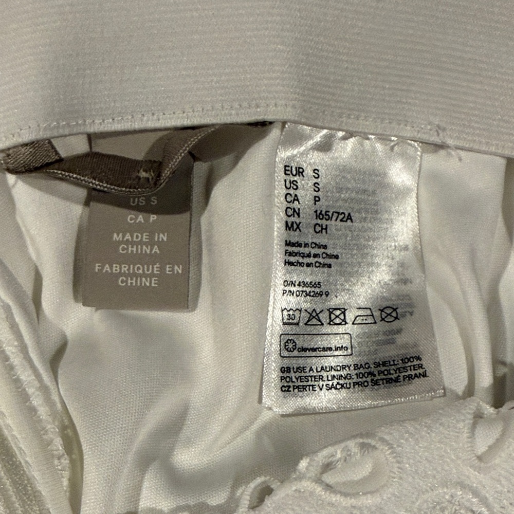 H&M Cream Lace Pencil Skirt - Picture 3 of 3